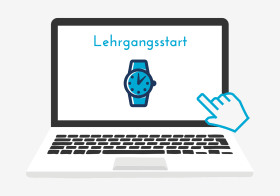 Step2 Icon zum Lehrgangsstart an der Vibos