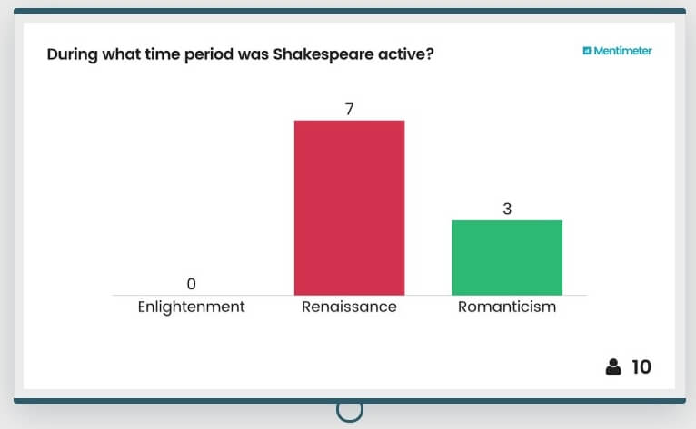 Abfrage von Vorwissen mit Mentimeter